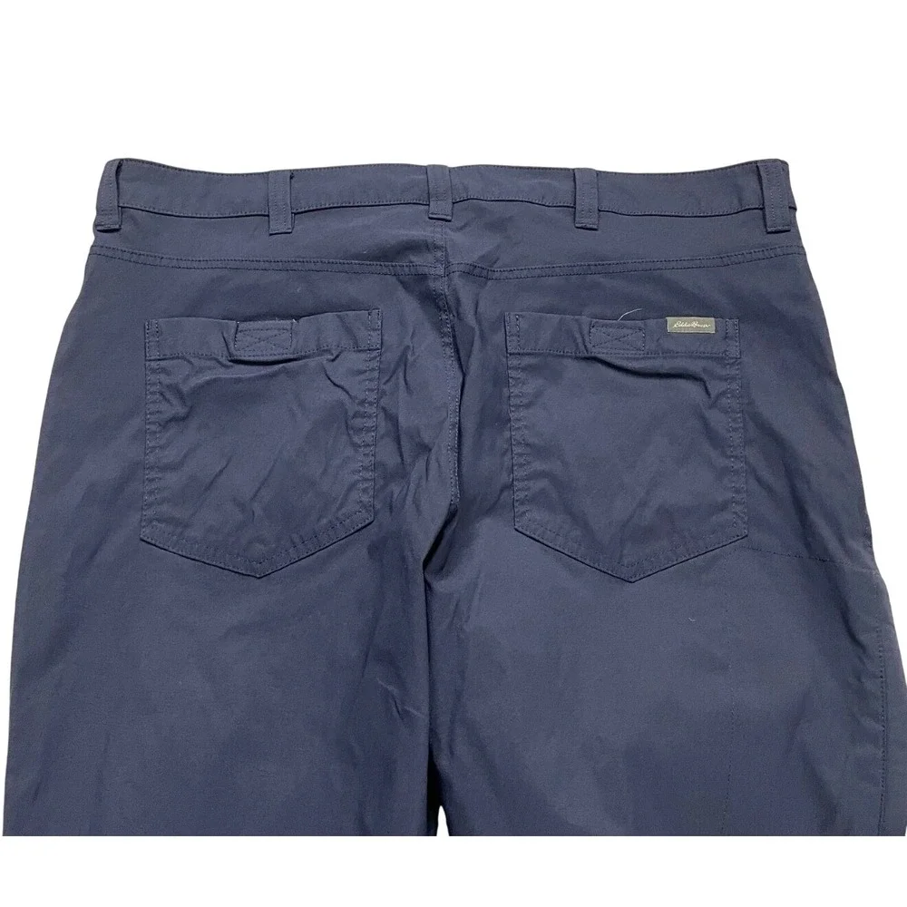 Eddie Bauer‎ Horizon Guide Chino Pants Mens 32x32 Navy Blue Straight Leg Stretch